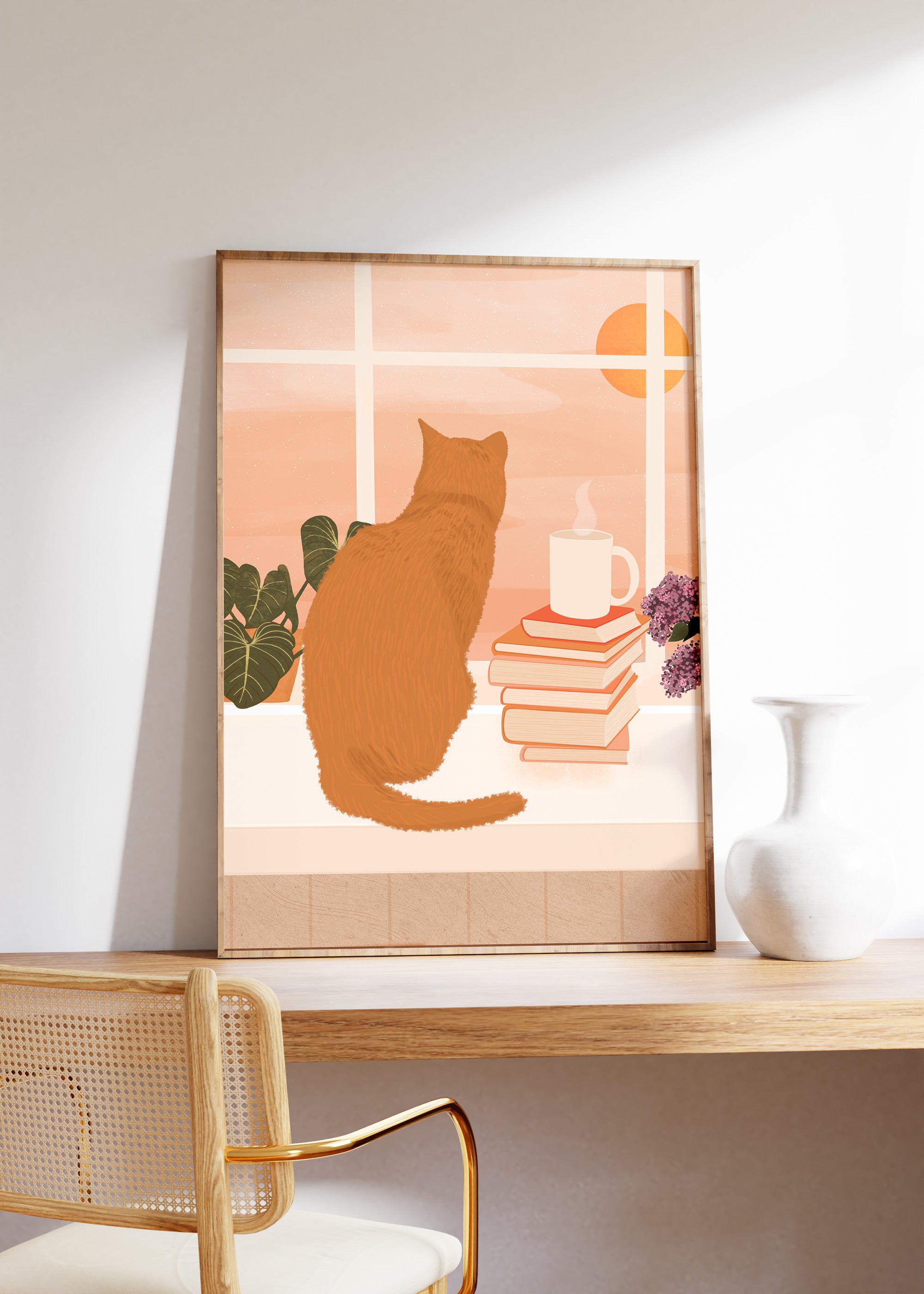 Summer Ginger Cat