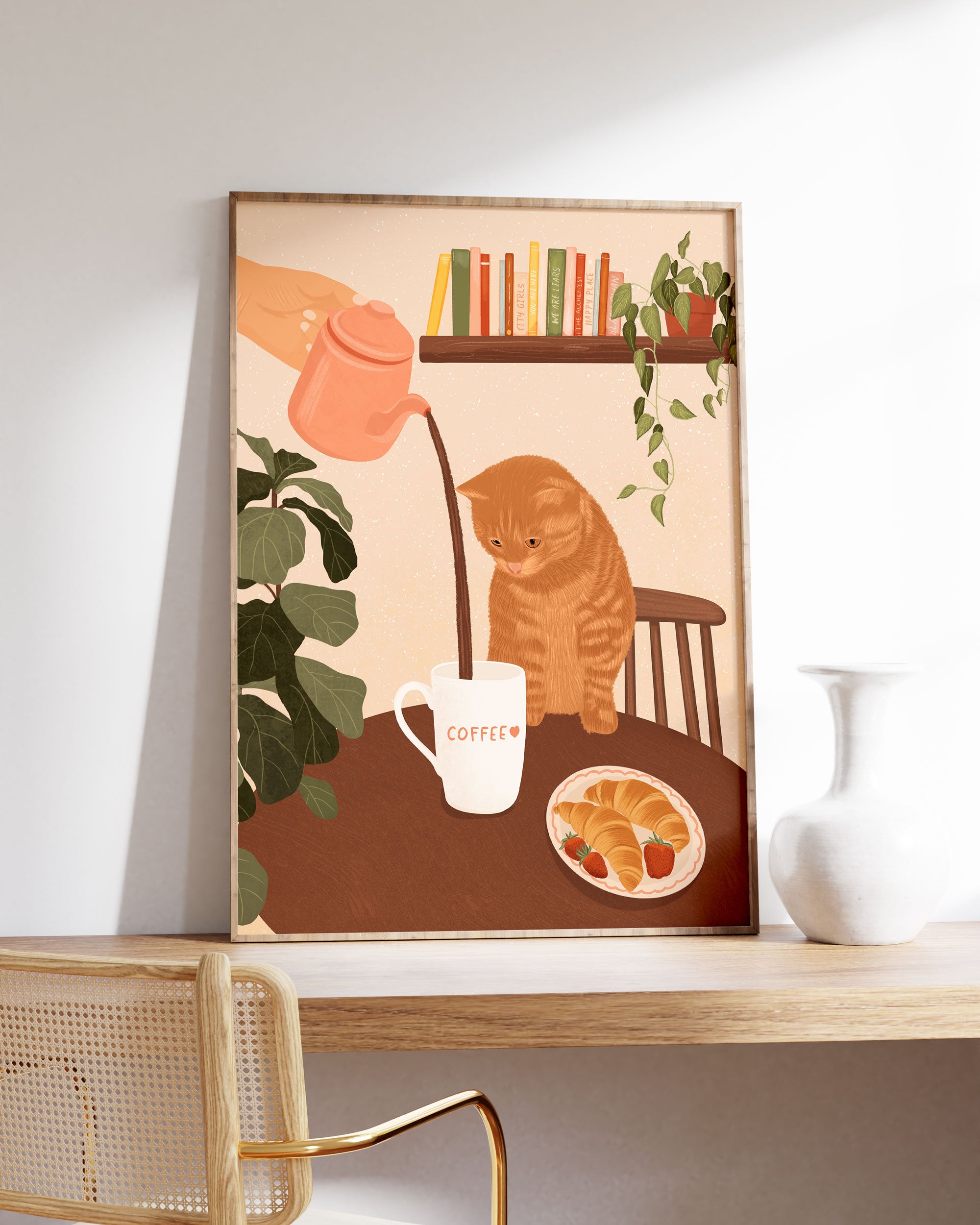 But first, coffee