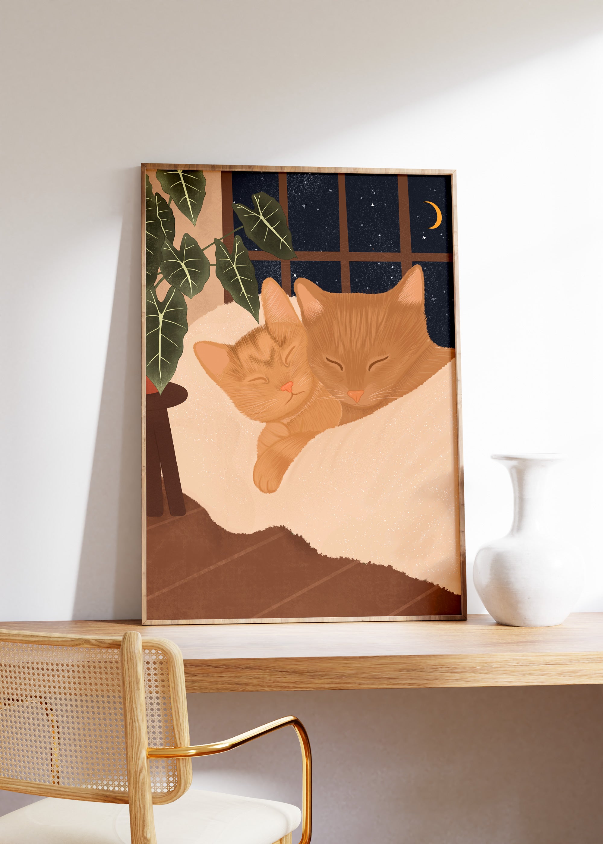 Cuddling Cats