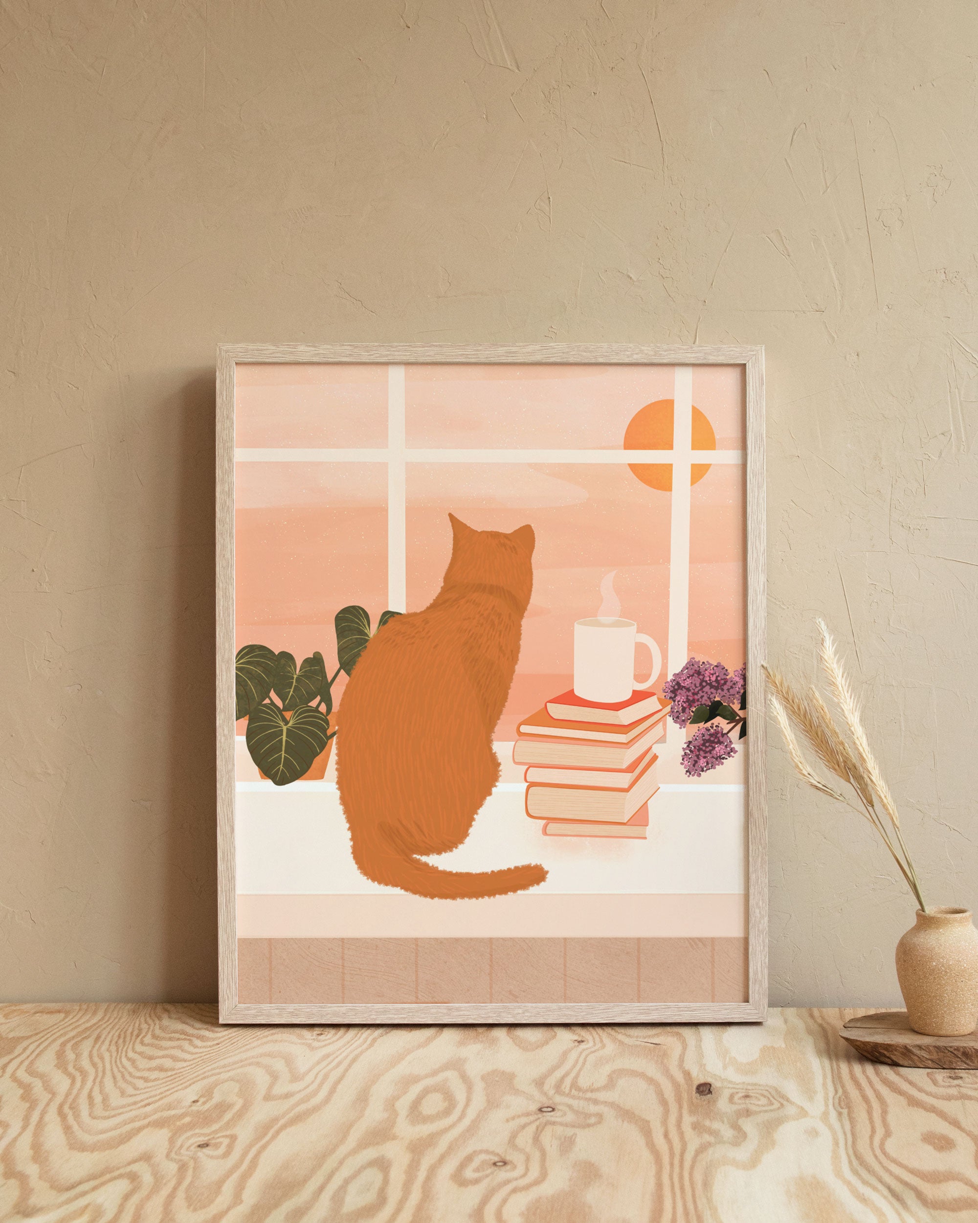 Summer Ginger Cat