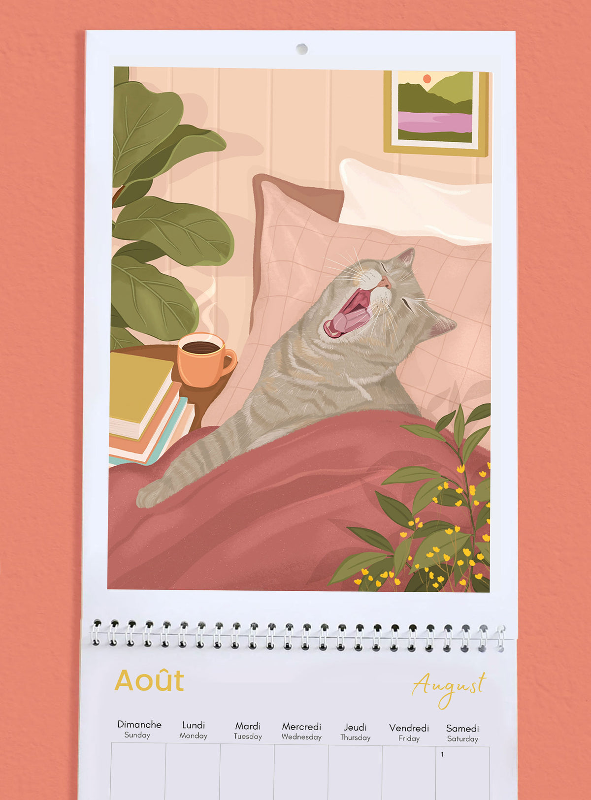 2027 Cat Wall Calendar