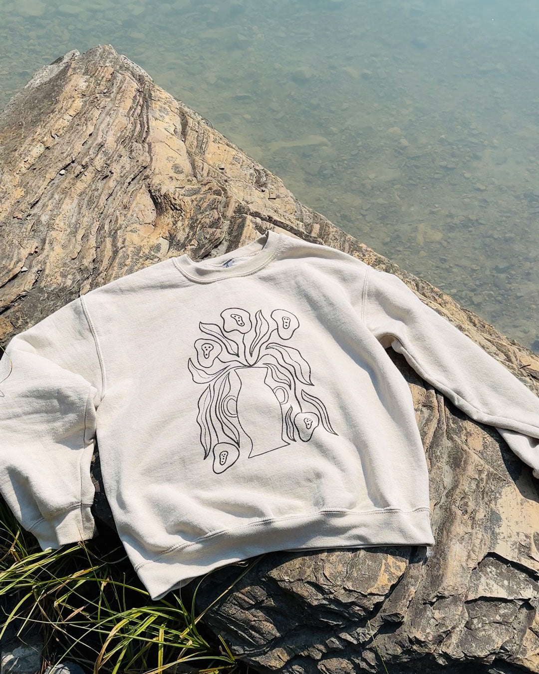 Crewneck Vase de Fleurs