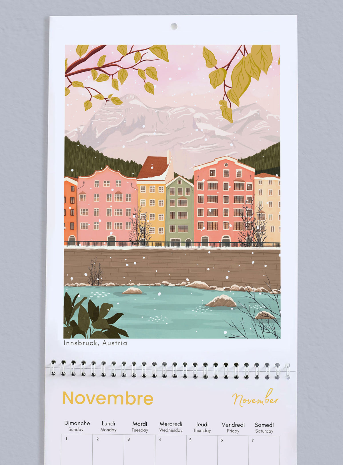 2027 Travel Wall Calendar