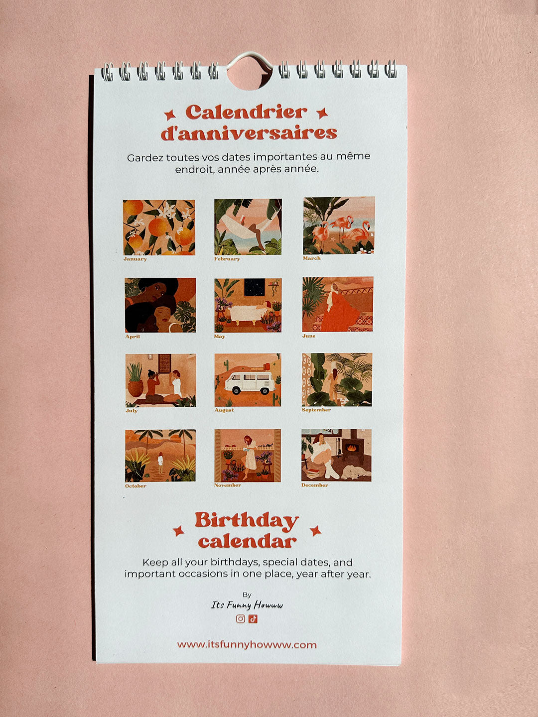 Birthday Calendar