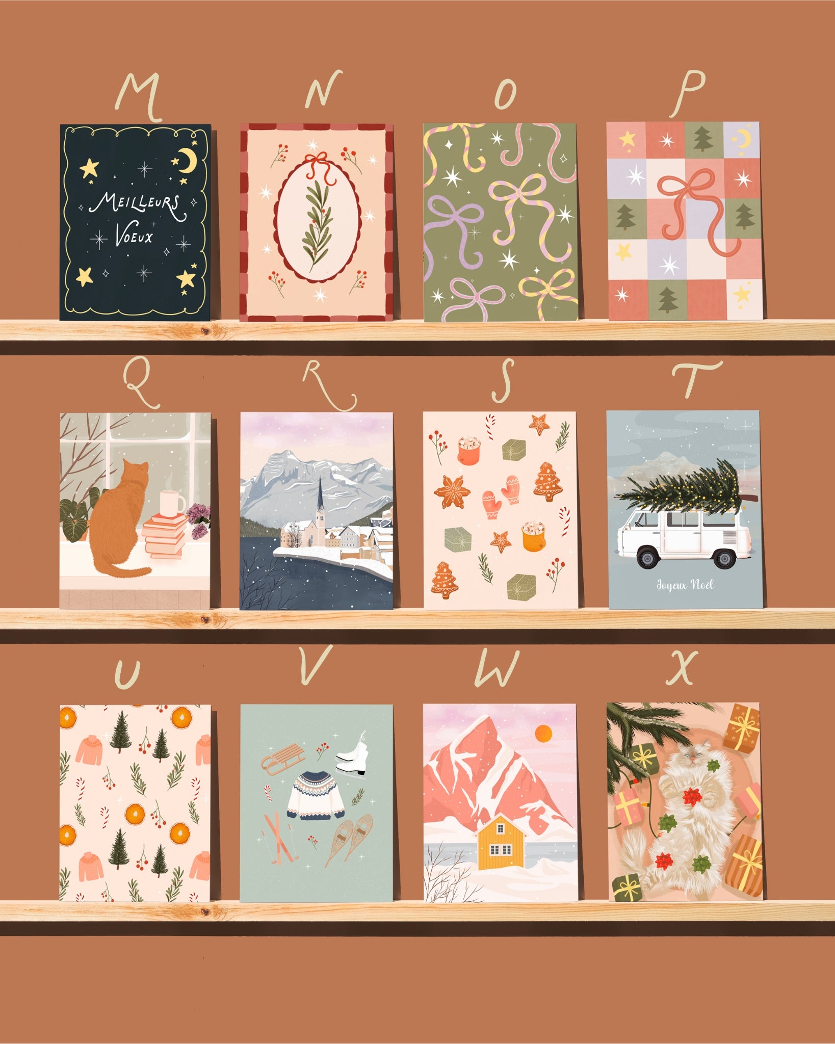 8 cartes au choix