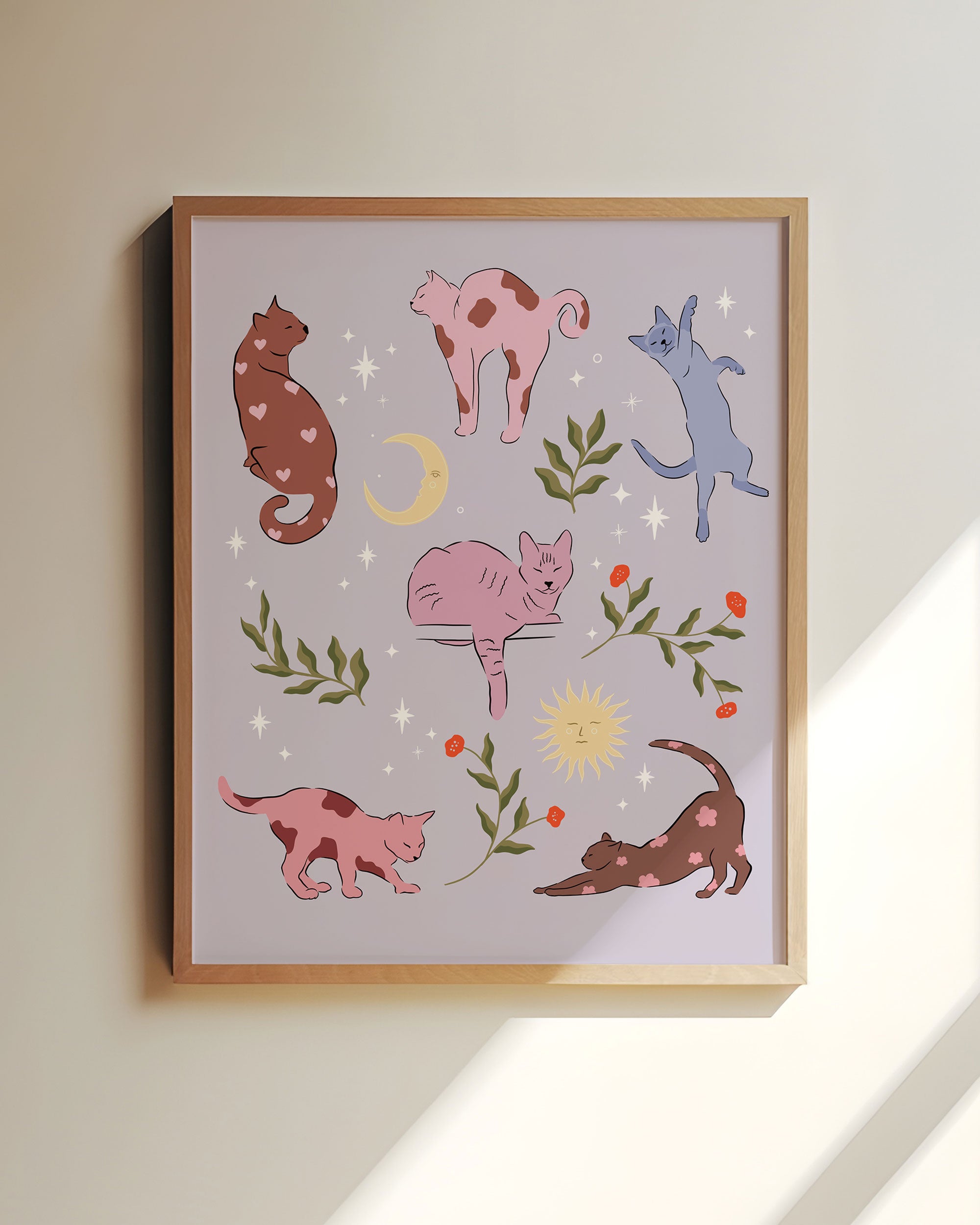 Mystical Cats (Purple)