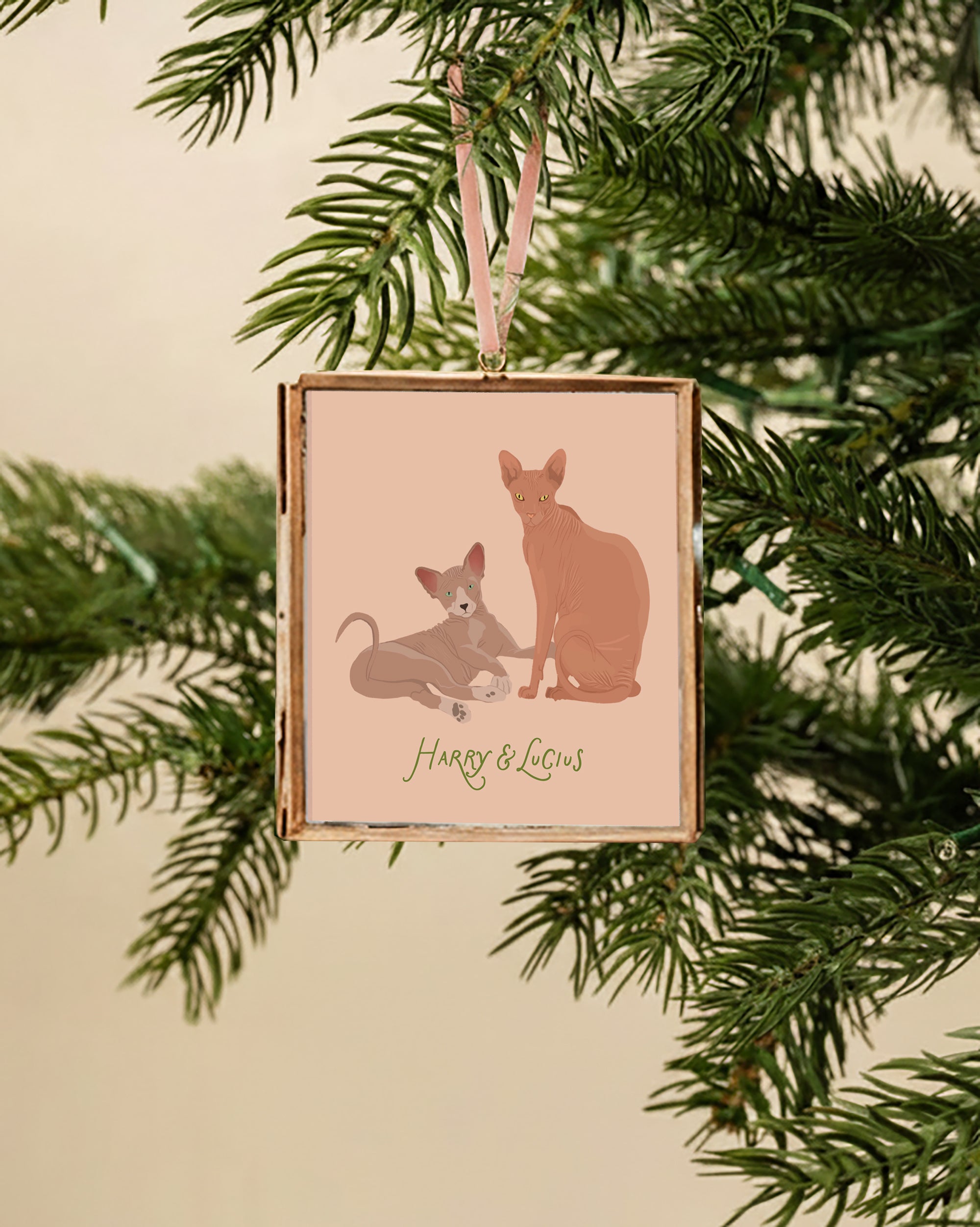 Custom Christmas Tree Ornament