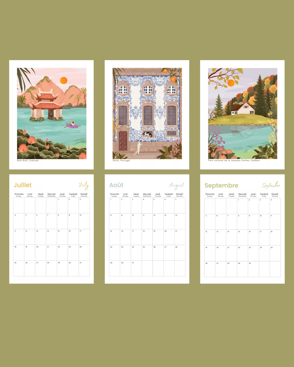 2027 Travel Wall Calendar