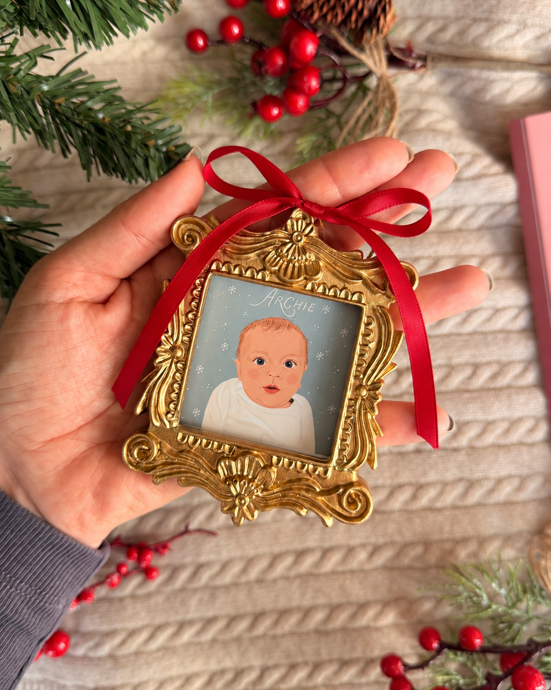 Custom Christmas Tree Ornament
