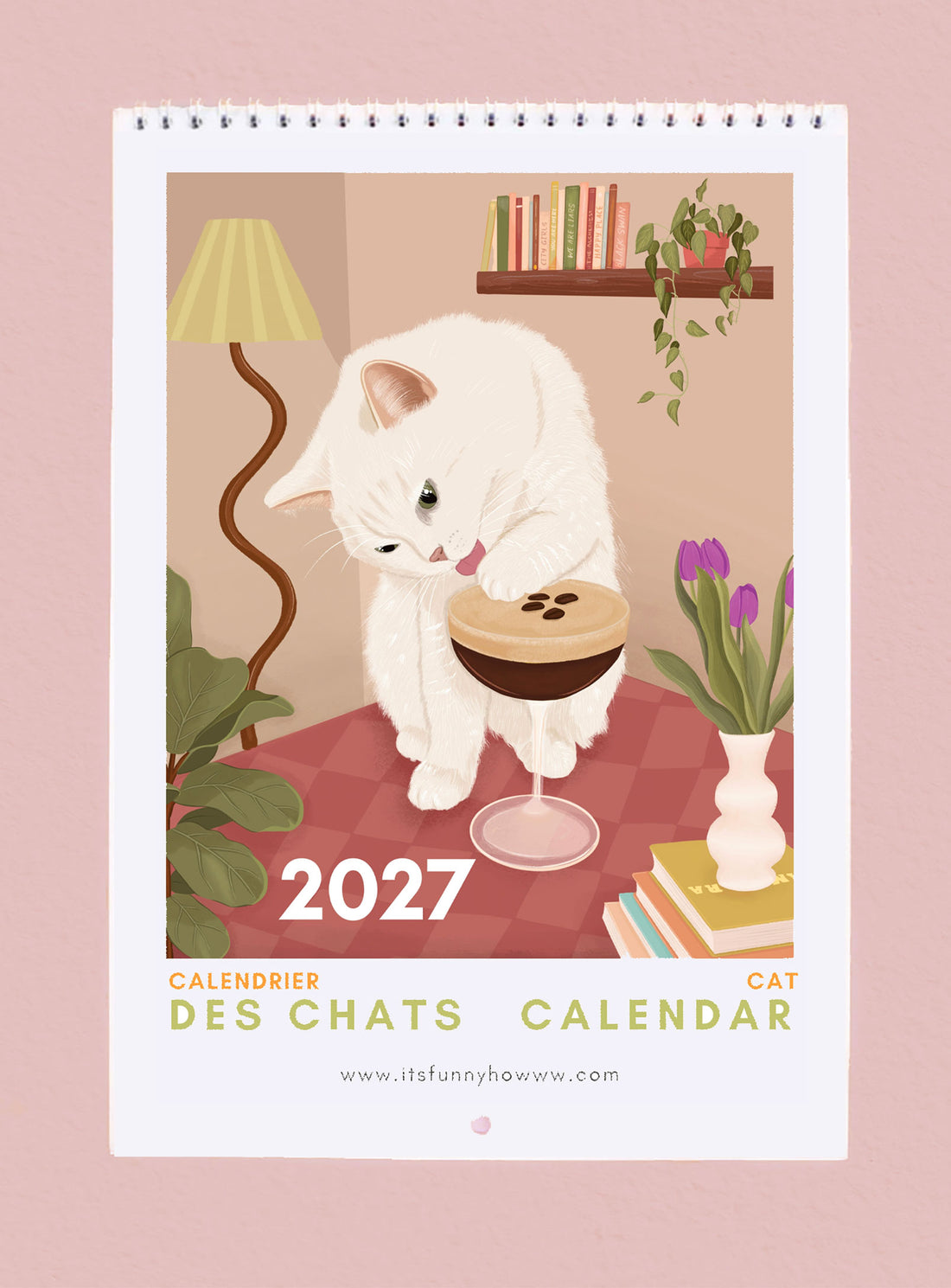 2027 Cat Wall Calendar