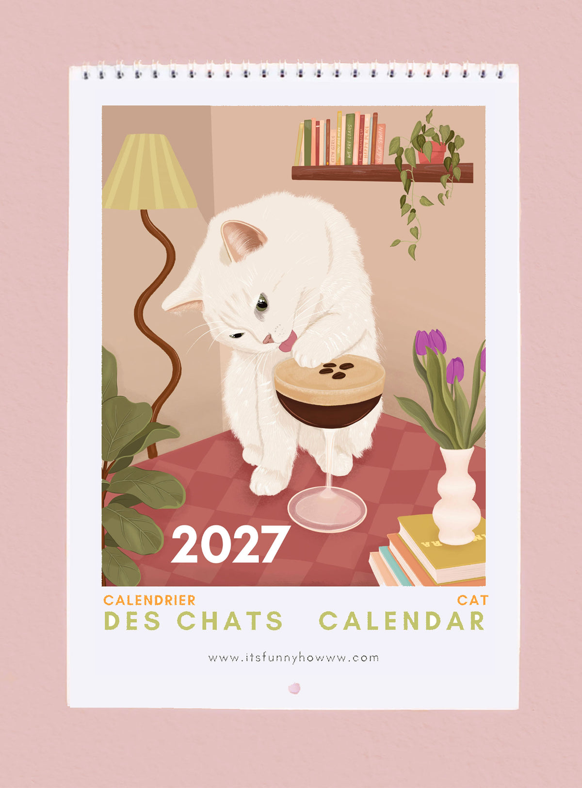 2027 Cat Wall Calendar