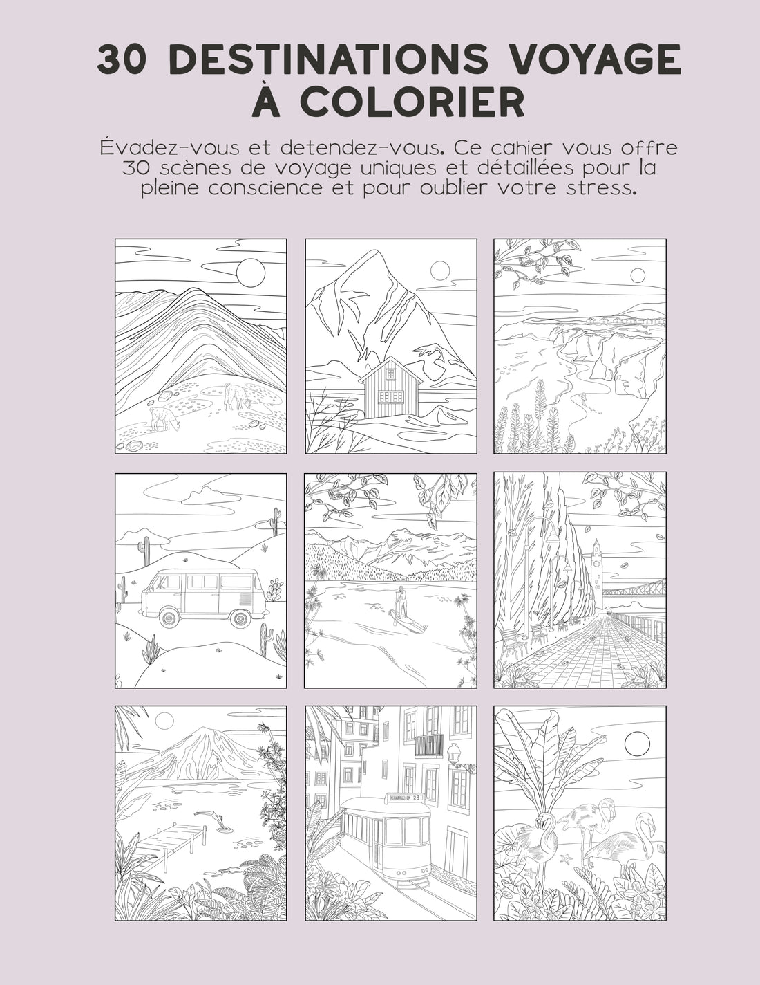 DIGITAL - Cahier à Colorier de Voyage