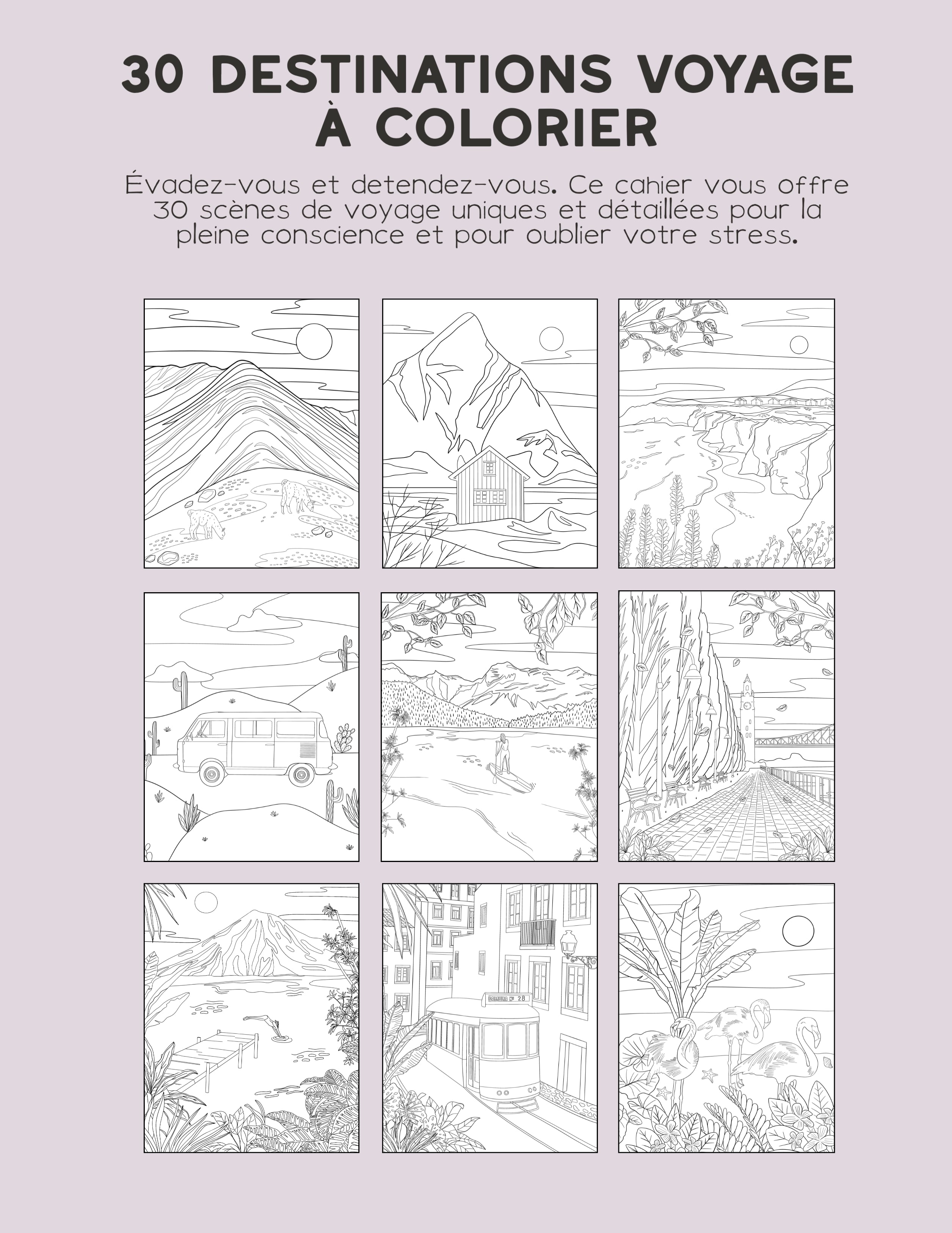 DIGITAL - Travel Coloring Book