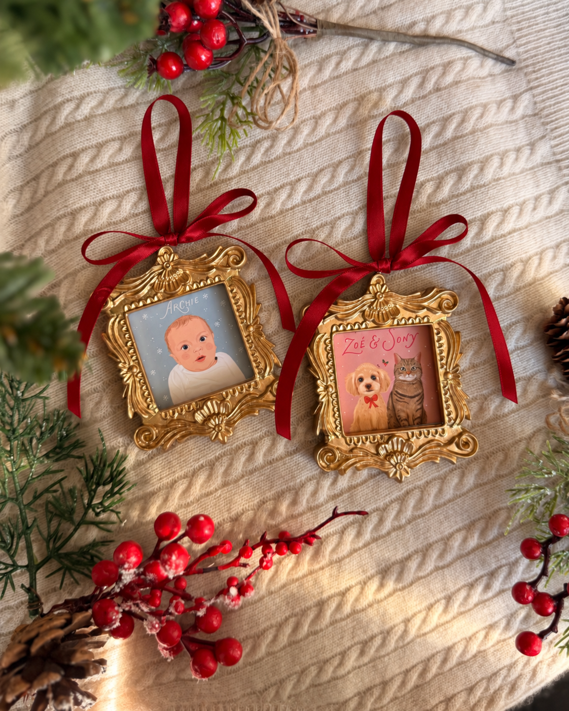 Custom Christmas Tree Ornament