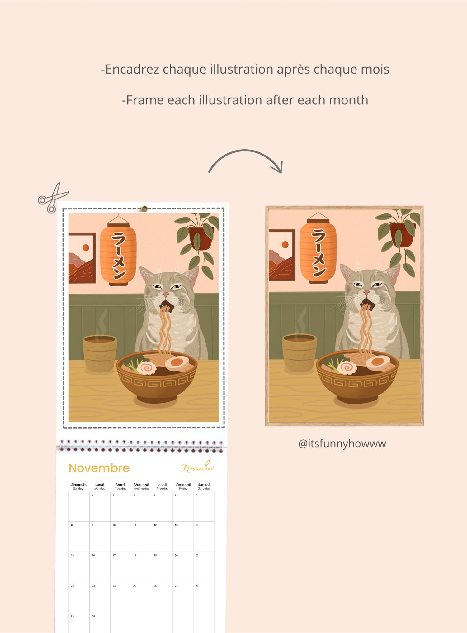 2026 Cat Wall Calendar