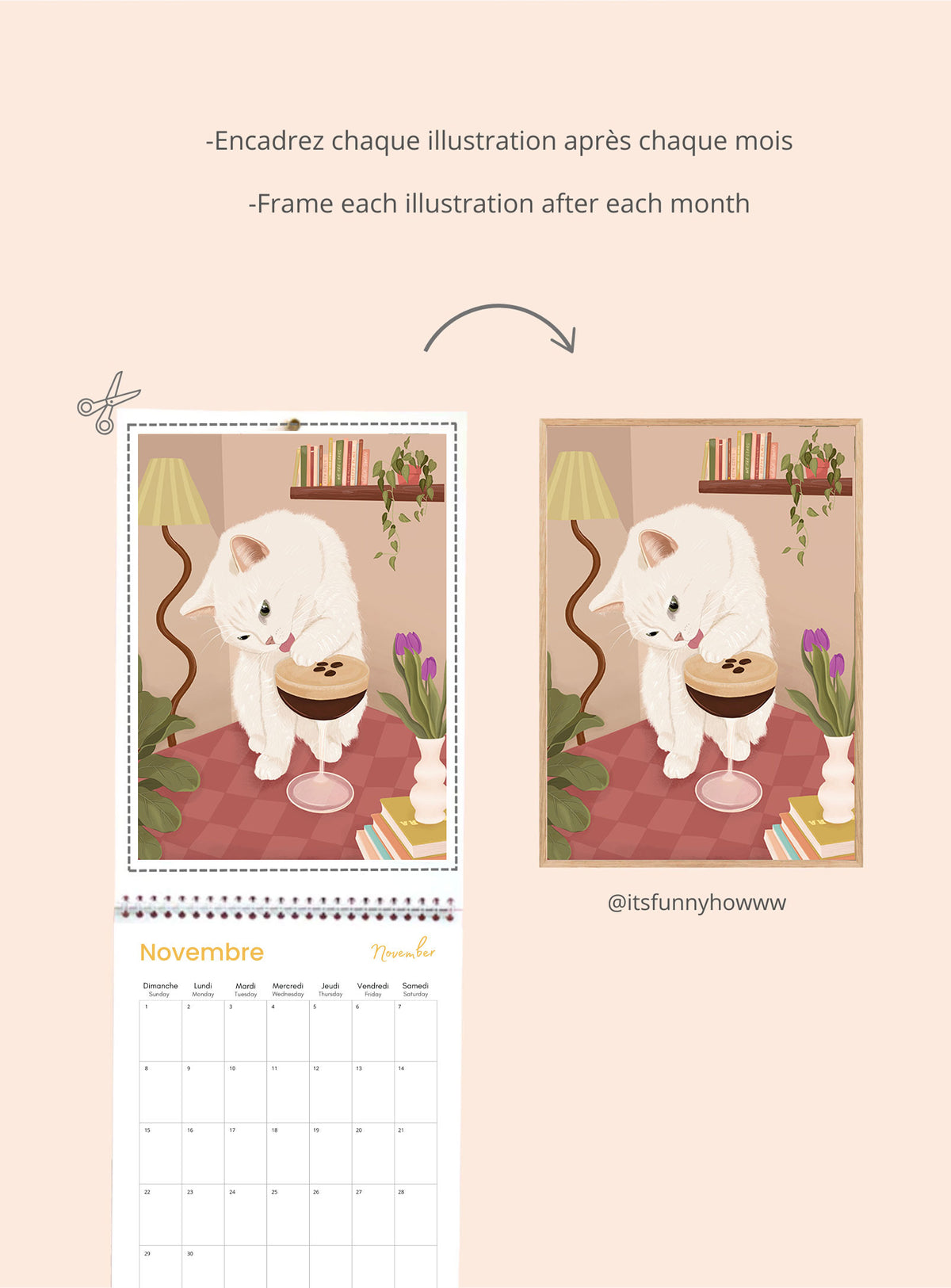 2027 Cat Wall Calendar