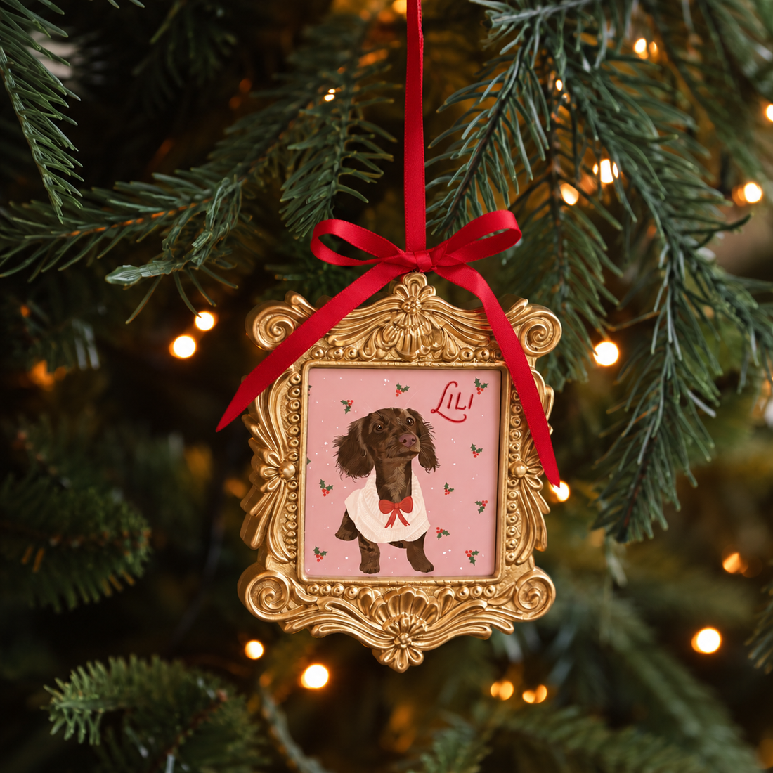 Custom Christmas Tree Ornament
