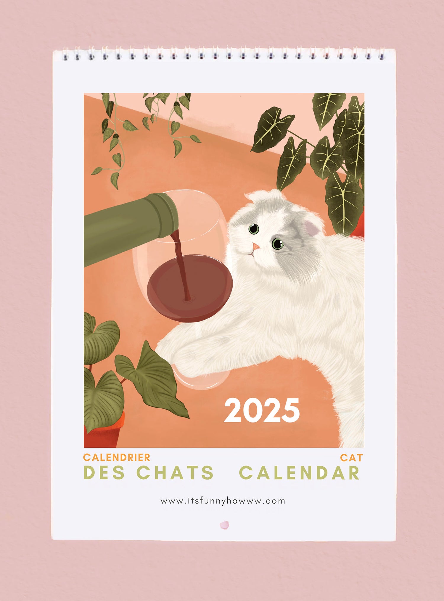 Calendrier des chats 2025