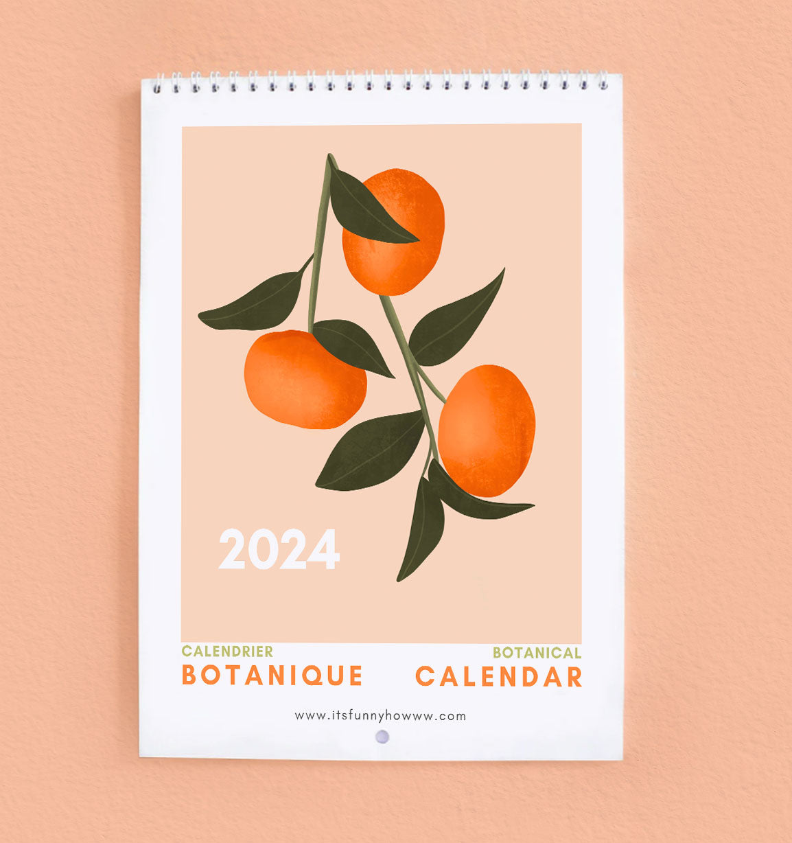 Calendrier Botanique 2024
