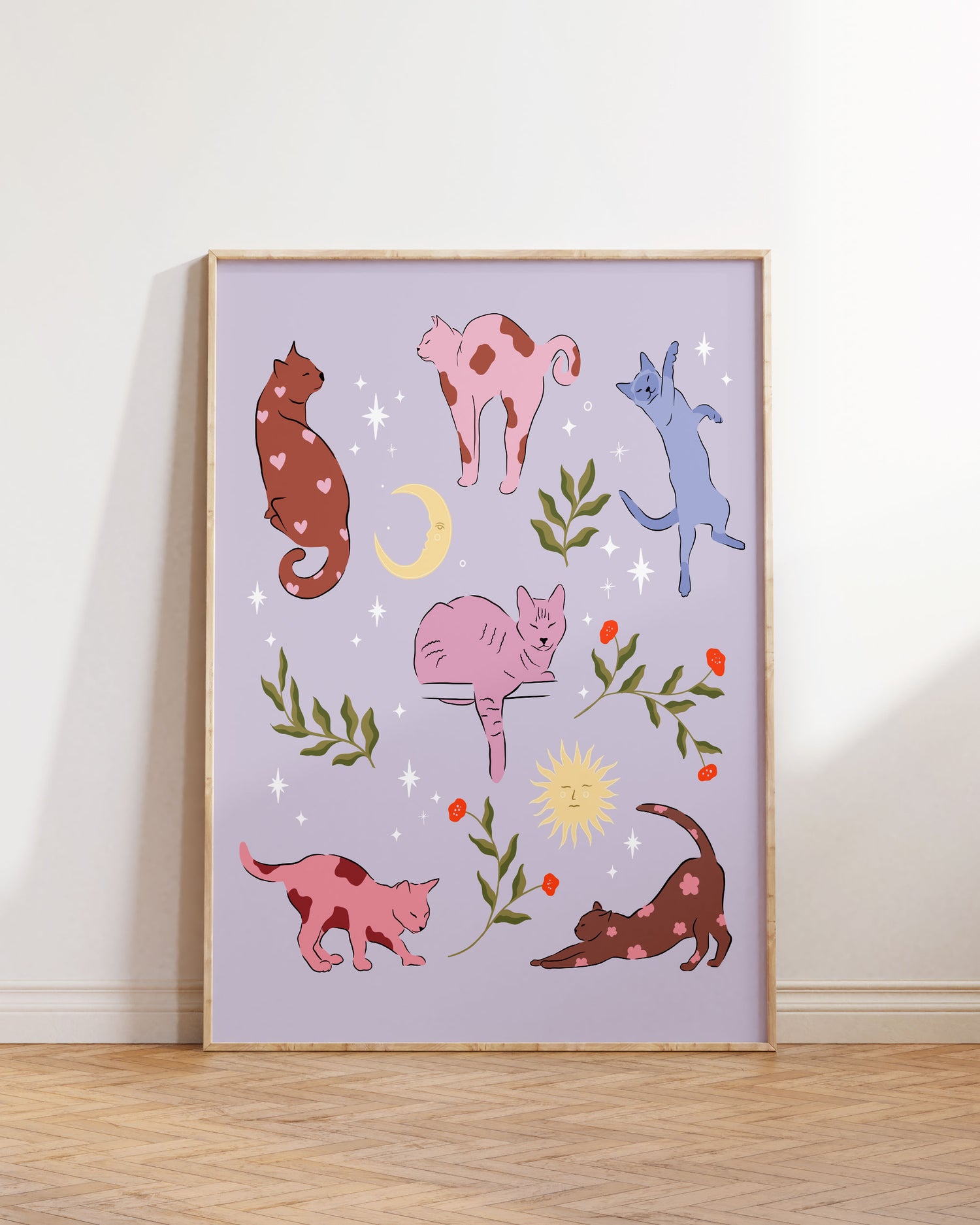 Mystical Cats (Purple)