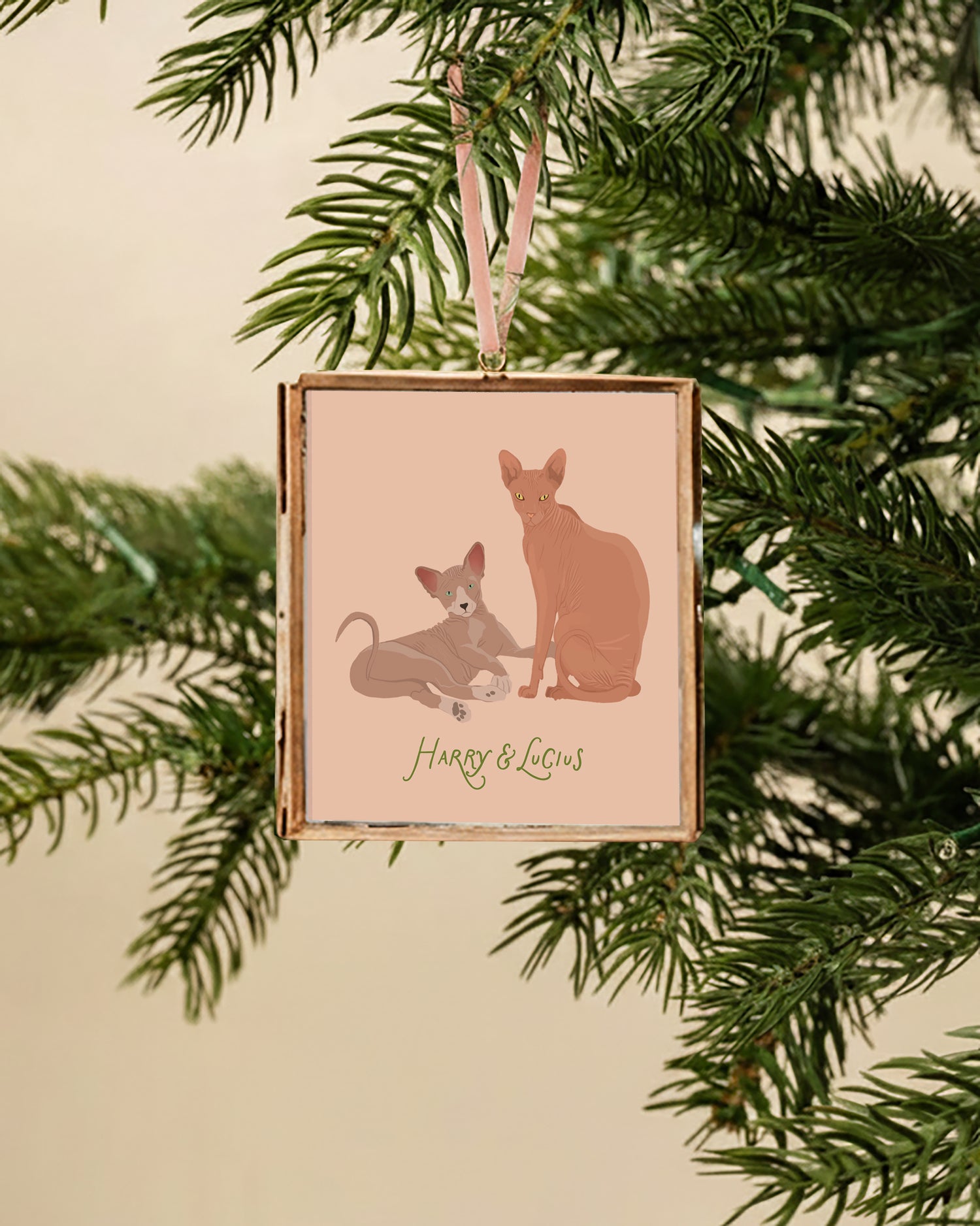 Custom Christmas Tree Ornament