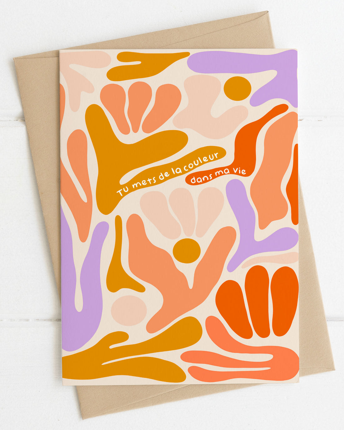 Tu mets de la couleur dans ma vie